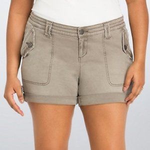 torrid | Shorts | Torrid Khaki Twill 